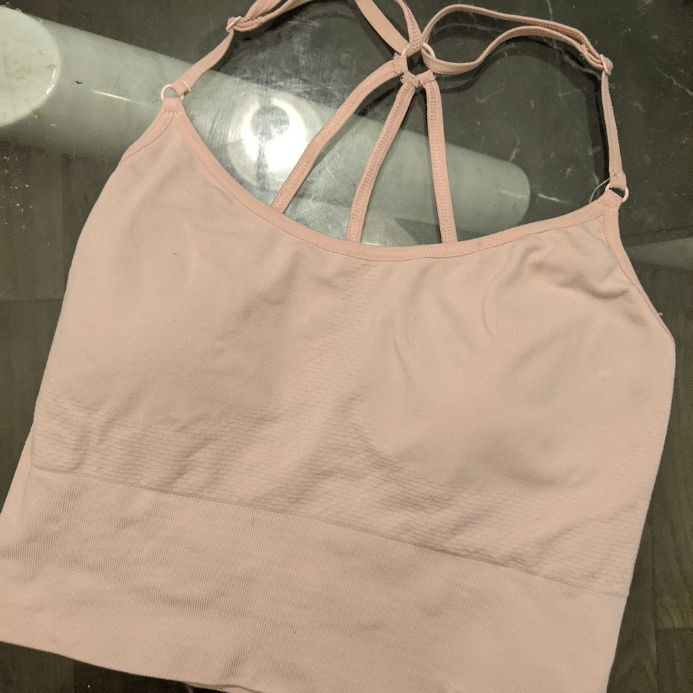 Seamless bra top